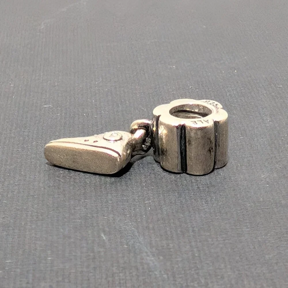 Pandora Women's Retired 925‎ Sterling Silver High Top Sneaker Dangle Charm